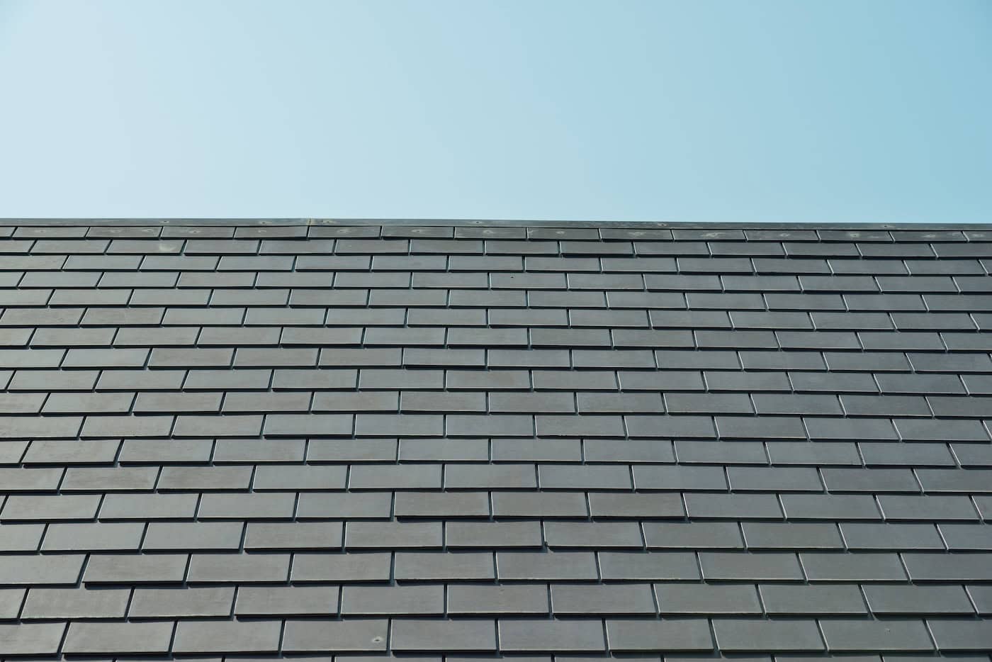horizontal picture of slates on a roof